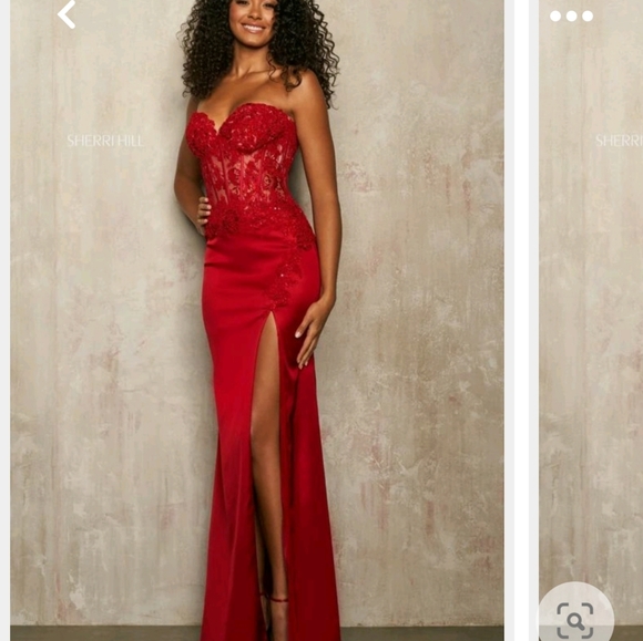 NEW Sherri Hill wedding dress 54185 - Picture 6 of 9